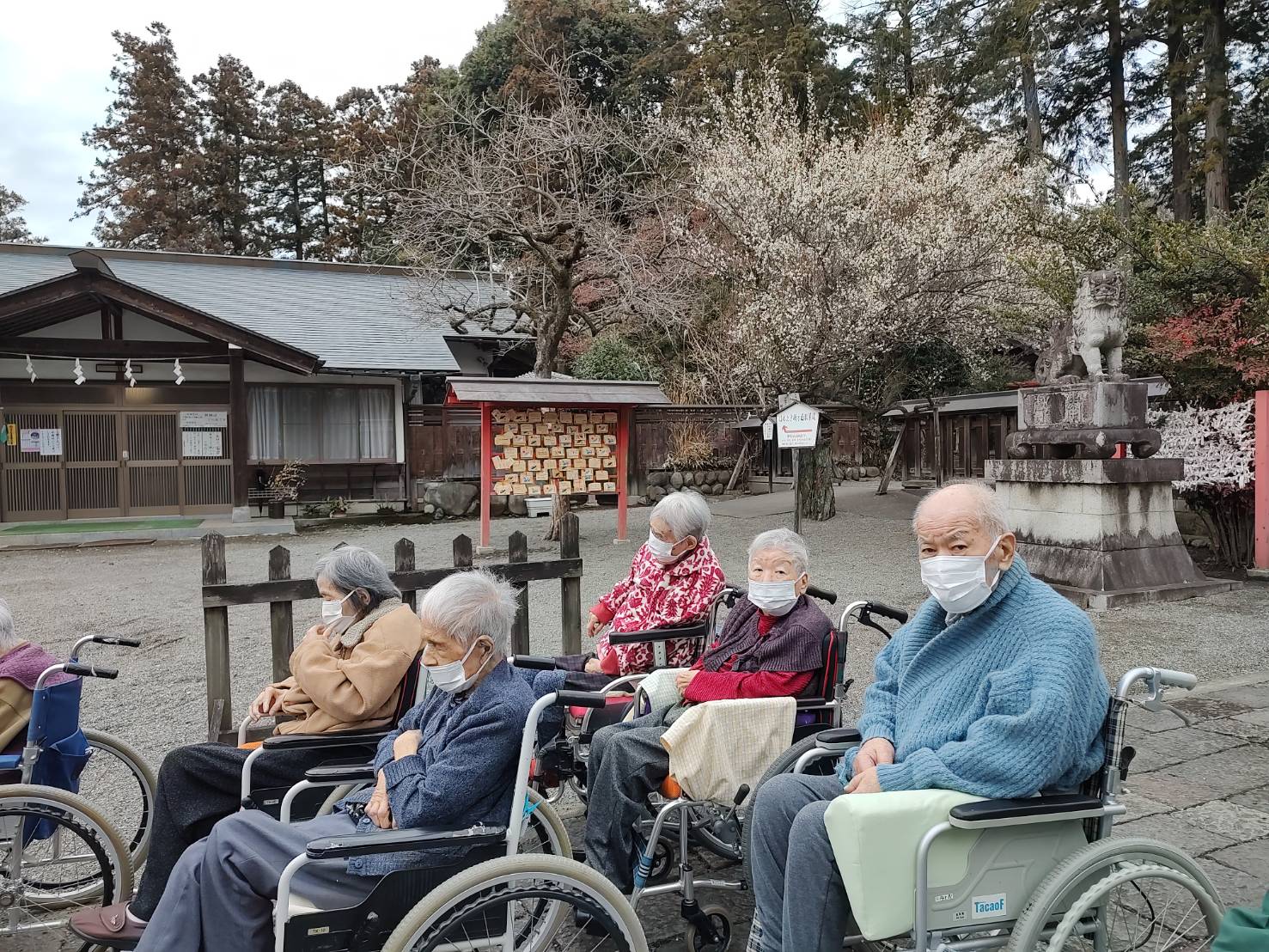 初詣（自由ユニット外出行事）
