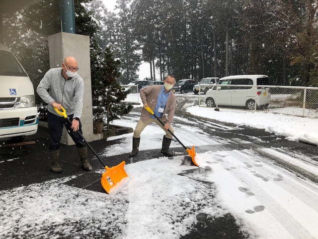 雪です。